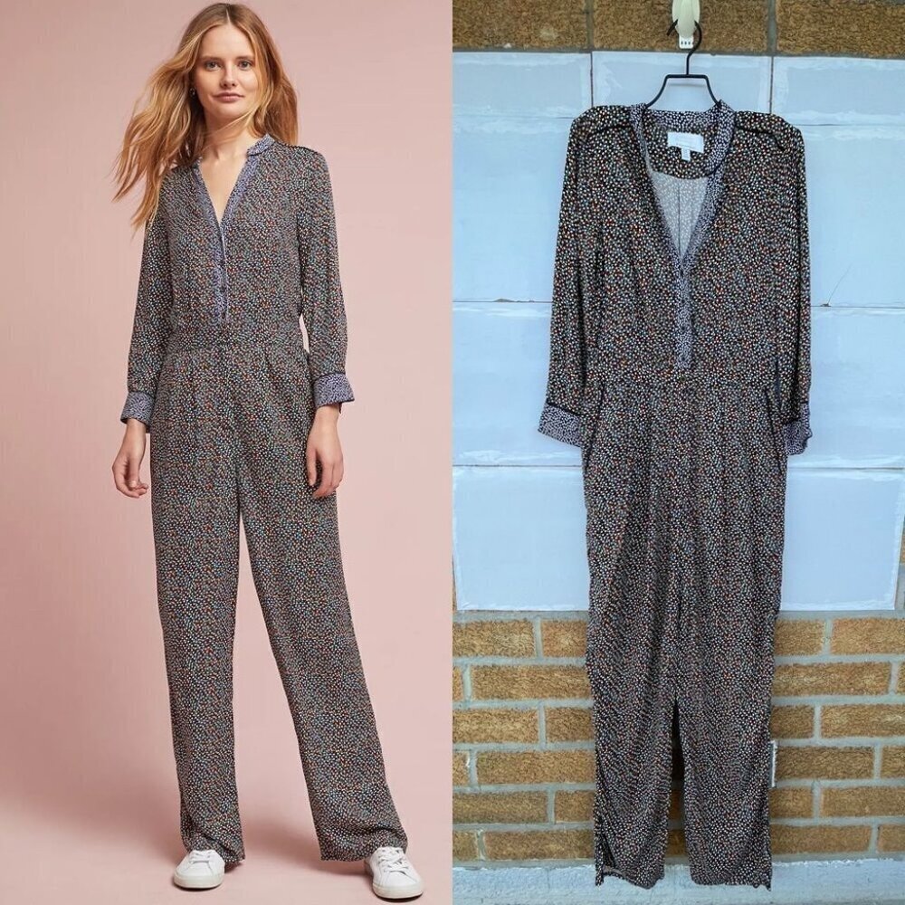 Ett:Twa Anthropologie Christene Silken Jumpsuit 0